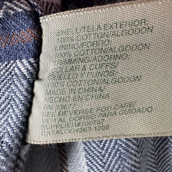 Vintage St. John’s Bay Denim Embroidered Patchwork Barn Jacket - Picture 9 of 12